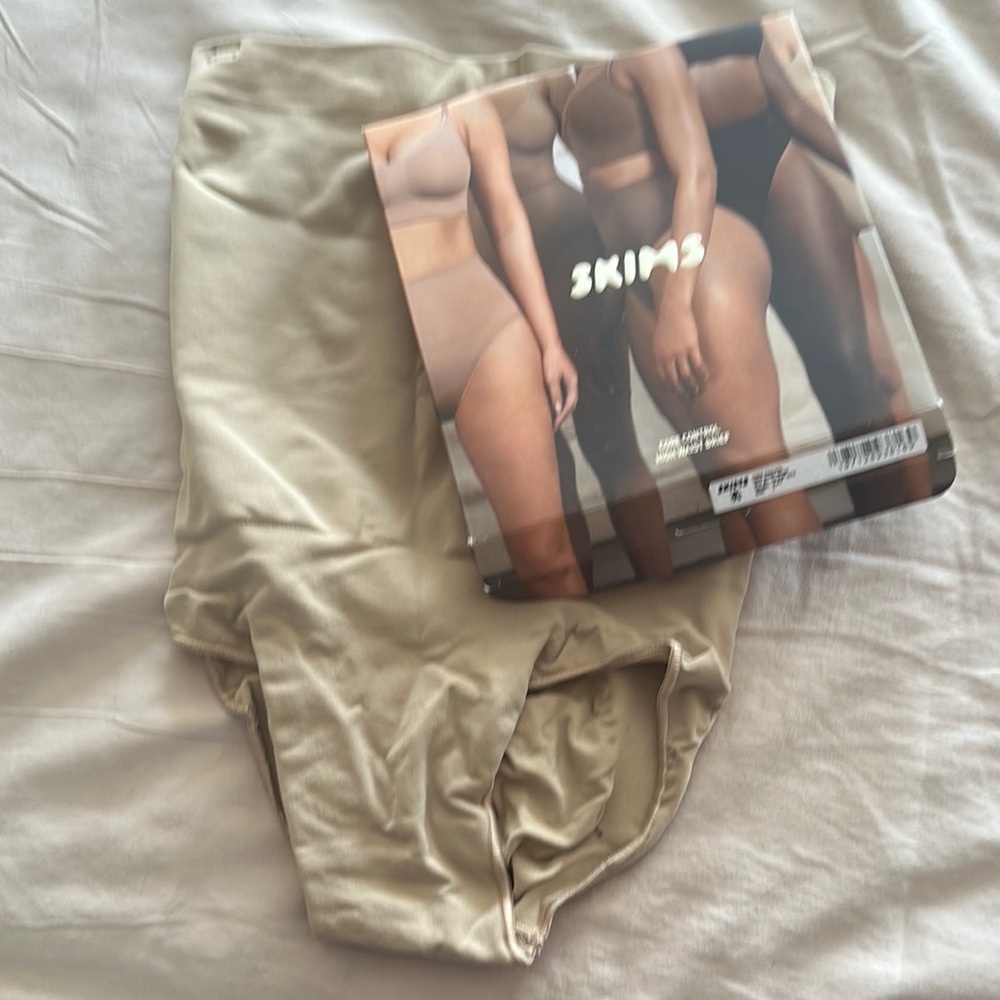 Skims High-Waisted Shapewear in Beige